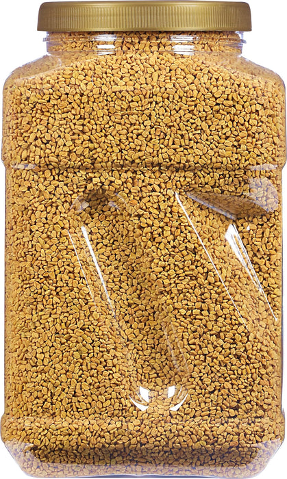 Rani Fenugreek (Methi) Seeds Whole 128oz (8lbs) 3.62kg Bulk PET Jar, Trigonella foenum graecum ~ All Natural | Vegan | Gluten Friendly | Non-GMO | Kosher | Indian Origin