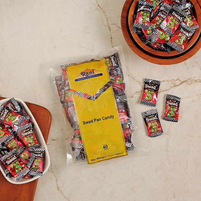 Rani Swad Pan Candy 7oz (200g) Individually Wrapped ~ Indian Tasty Treats | Vegan | Gluten Friendly | NON-GMO | Indian Origin