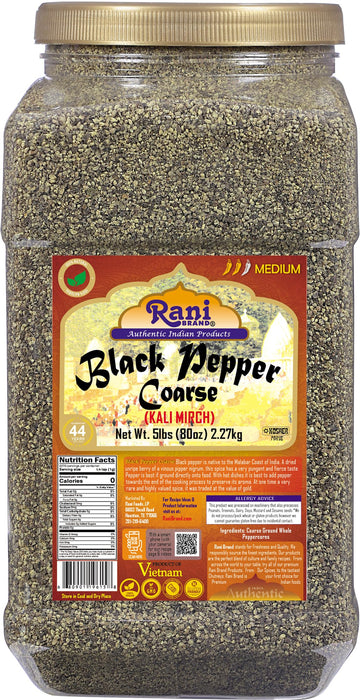 Rani Black Pepper Coarse Grind {7 Sizes Available}
