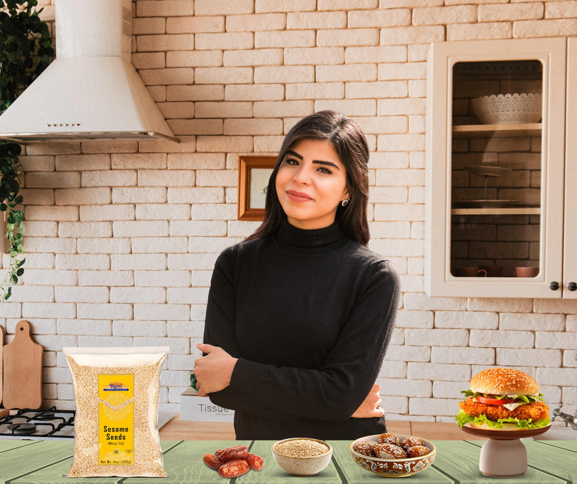 Rani Sesame Seeds White (Till) 14oz (400gm) ~ All Natural | Gluten Free Ingredients | NON-GMO | Kosher | Vegan | Indian Origin