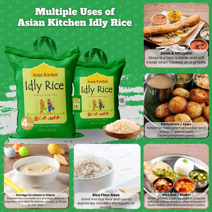 Asian Kitchen Idly (Idli) Rice {3 Sizes Available}