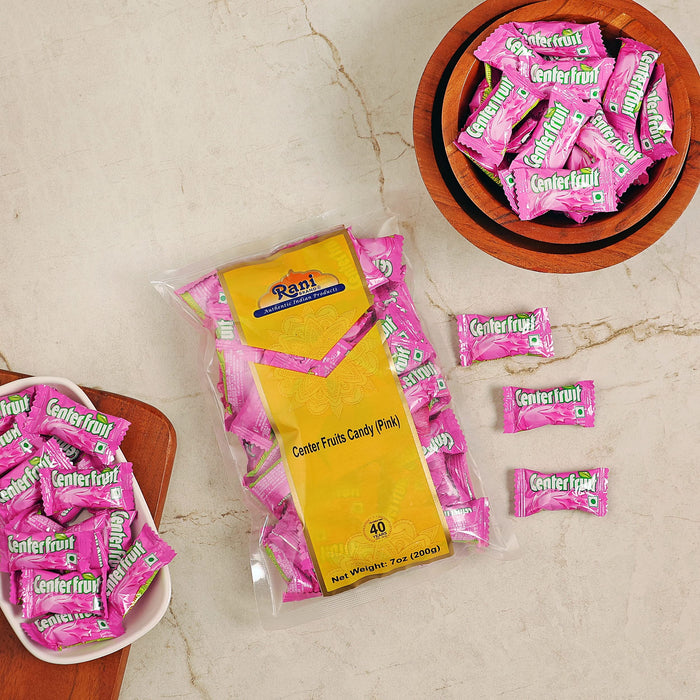 Rani Center Fruits Candy 7oz (200g) Individually Wrapped ~ Indian Tasty Treats | Vegan | Gluten Friendly | NON-GMO | Indian Origin