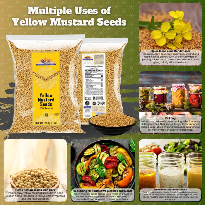 Rani Yellow Mustards {3 Sizes Available}