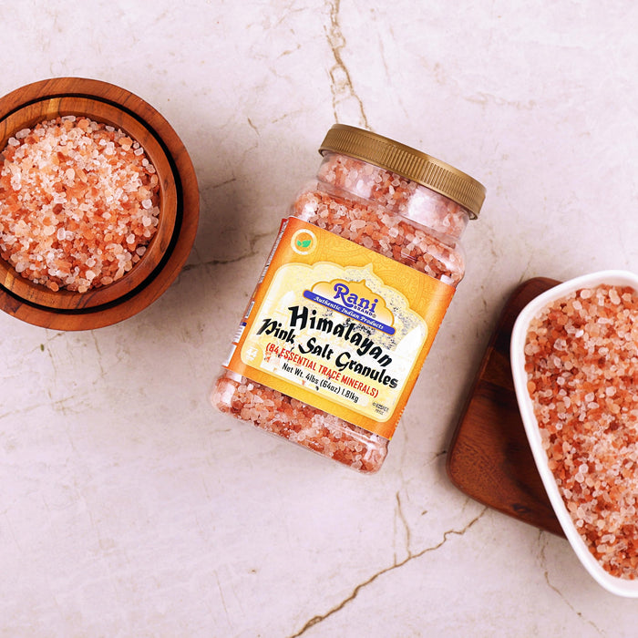 Rani Himalayan Pink Salt Granules {8 Sizes Available}