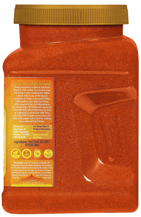 Rani Extra Hot Chilli Powder Indian Spice 32oz (2lbs) 908g PET Jar ~ All Natural | No Color added | Gluten Friendly | Vegan | NON-GMO | Kosher | No Salt or fillers