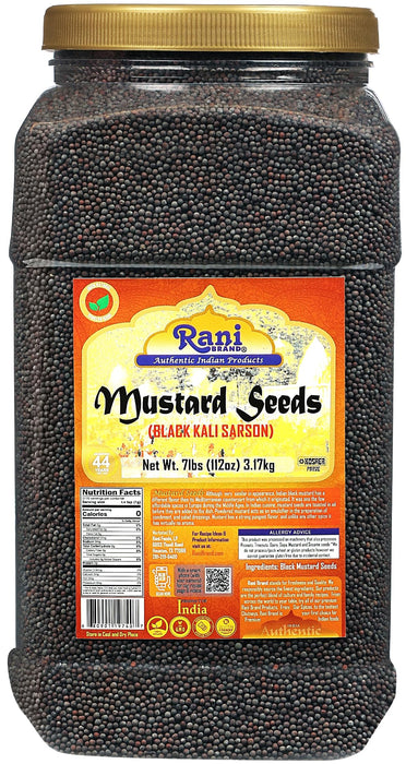 Rani Black Mustard Seeds Whole {10 Sizes Available}