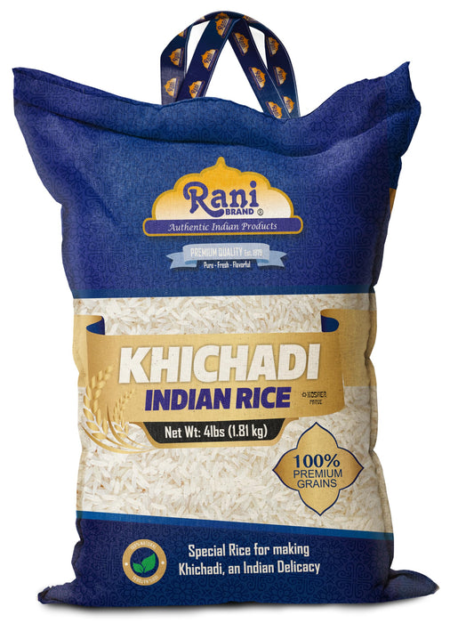 Rani Khichadi Indian Rice 64oz (4lbs) 1.81kg Cloth Bag ~ All Natural | Gluten Friendly | Vegan | Kosher | Export Quality | Indian Origin
