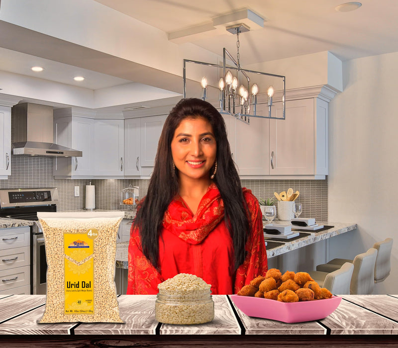 Rani Urid/Urad Dal (Split Matpe Beans Skinless) Indian Lentils 64oz (4lbs) 1.81kg ~ All Natural | Gluten Friendly | NON-GMO | Kosher | Vegan | Indian Origin