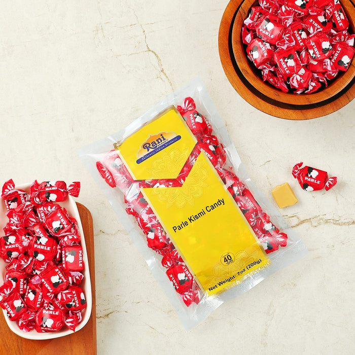 Rani Parle Kismi Candy 7oz (200g) Individually Wrapped ~ Indian Tasty Treats | Vegan | Gluten Friendly | NON-GMO | Indian Origin