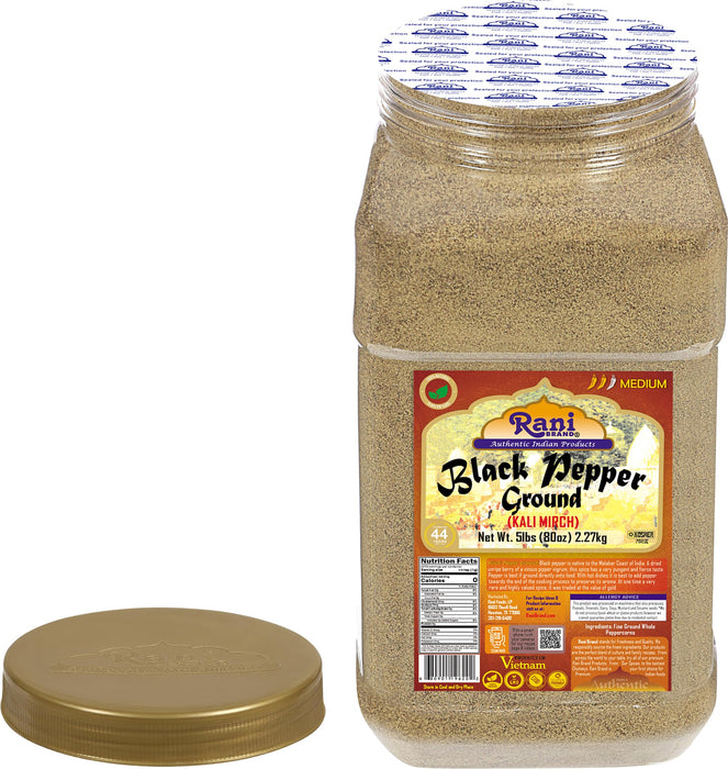 Rani Black Pepper Fine Grind {7 Sizes Available}