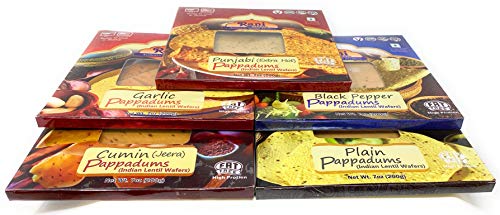 Rani Pappadums (Indian Lentil Wafer Snack) {6 Varieties Available}