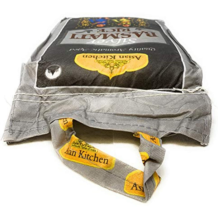 Asian Kitchen Silver White Basmati Rice Aged 40lbs (18.18kg) ~ All Natural | Gluten Friendly | Vegan | Indian Origin | Export Quality