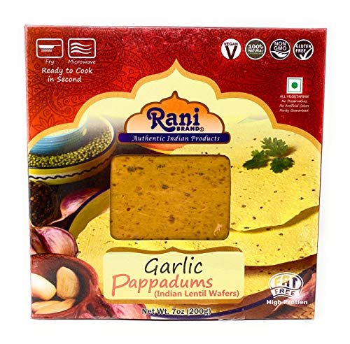 Rani Pappadums (Indian Lentil Wafer Snack) {6 Varieties Available}