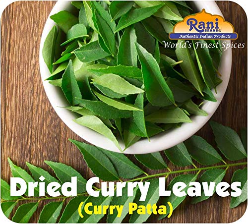 Rani Dried Curry Whole Leaves (Kari Neem Patha) 0.5oz (14g) All Natural | Vegan | Gluten Friendly | NON-GMO | Kosher | Product of USA