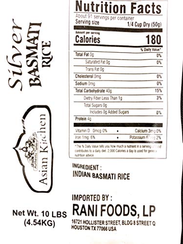 Asian Kitchen Silver White Basmati Rice Aged 18 months {4 Sizes Available}