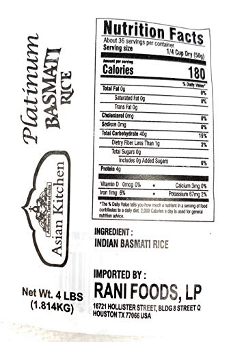 Asian Kitchen Platinum Basmati Rice Aged 24 months {4 Sizes Available}