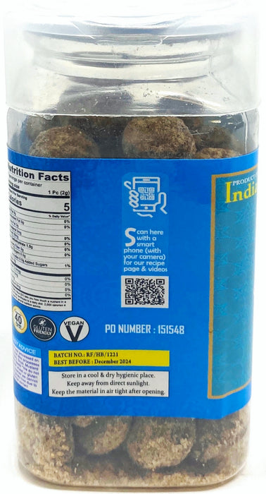 Rani Hing (Asafetida) Bites 5.25oz (150g) Vacuum Sealed, Easy Open Top, Resealable Container ~ Indian Tasty Treats | Vegan | Gluten Friendly | NON-GMO | Indian Origin