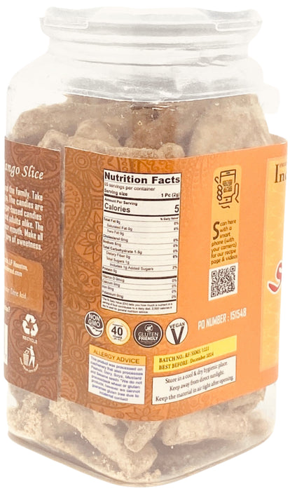 Rani Sweet & Sour Mango Slice Candy 4.55oz (130g) Vacuum Sealed, Easy Open Top, Resealable Container ~ Indian Tasty Treats | Vegan | Gluten Friendly | NON-GMO | Indian Origin (Copy)