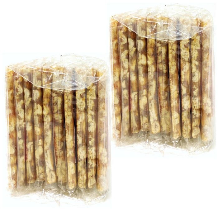 Rani Cashew Chikki (Brittle Candy) 100g (3.5oz) x Pack of 20 ~ All Natural | Vegan | No colors | Gluten Friendly | Indian Origin