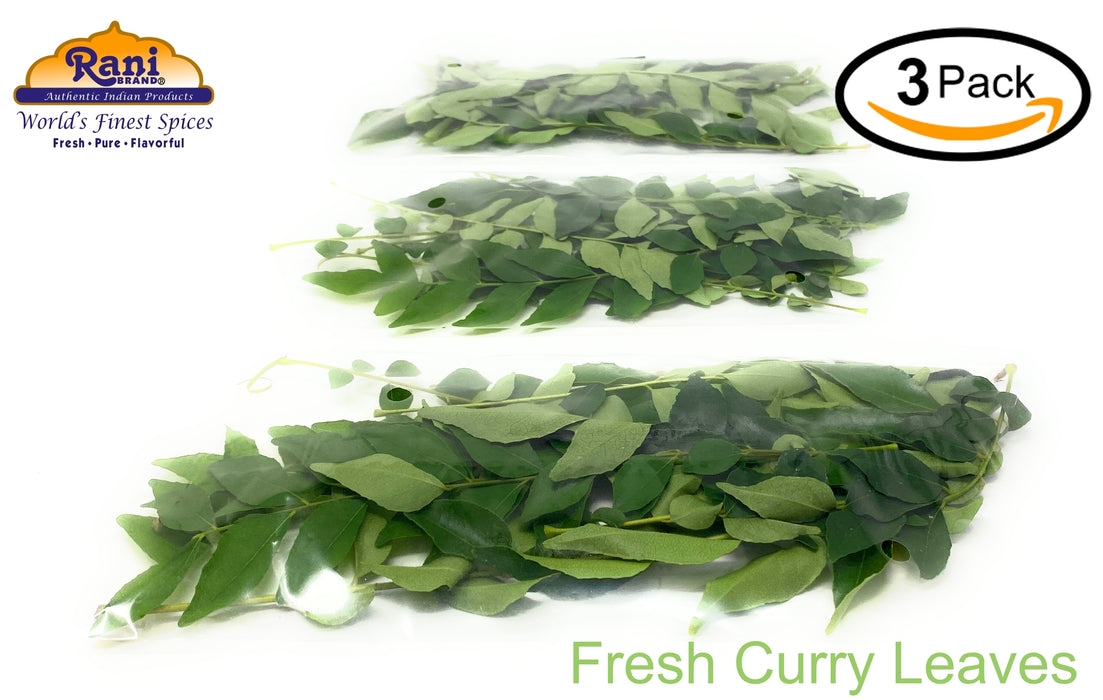 Rani Fresh Curry Leaves 1 Ounce (Pack of 3)