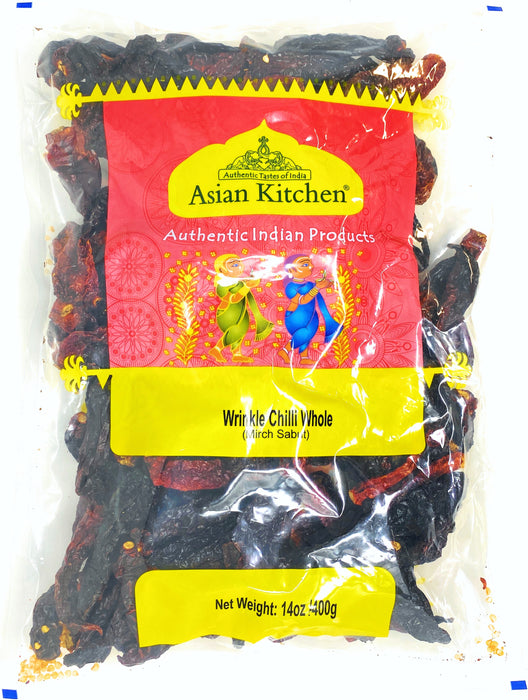 Asian Kitchen Wrinkled Chillies Whole {3 Sizes Available}