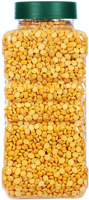 Rani Organic Chana Dal (Split Desi Chickpeas without skin) 32oz (2lbs) 908g PET Jar ~ All Natural | Vegan | Gluten Friendly | USDA Certified Organic