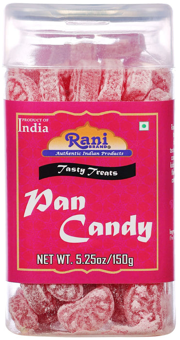 Rani Pan Candy 5.25oz (150g) Vacuum Sealed, Easy Open Top, Resealable Container ~ Indian Tasty Treats | Vegan | Gluten Friendly | NON-GMO | Indian Origin