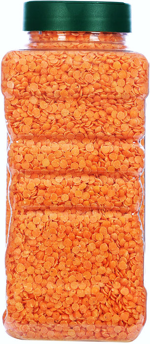 Rani Organic Masoor Dal (Red Split Lentils) 28oz (800g) PET Jar ~ All Natural | Gluten Friendly | NON-GMO | Indian Origin | USDA Certified Organic