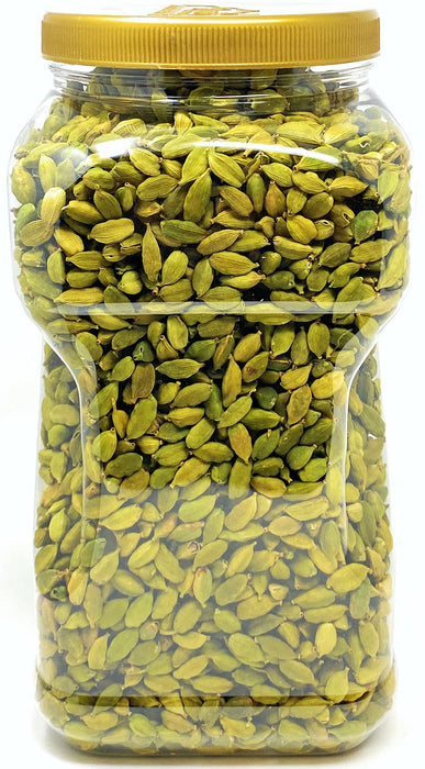Rani Green Cardamom Pods Spice (Hari Elachi) 48oz (3lbs) 1.36kg PET Jar ~ All Natural | Vegan | Gluten Friendly | NON-GMO | Kosher | Product of India
