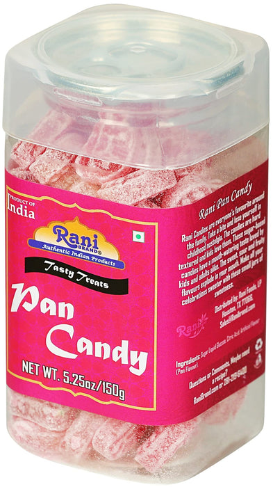 Rani Pan Candy 5.25oz (150g) Vacuum Sealed, Easy Open Top, Resealable Container ~ Indian Tasty Treats | Vegan | Gluten Friendly | NON-GMO | Indian Origin