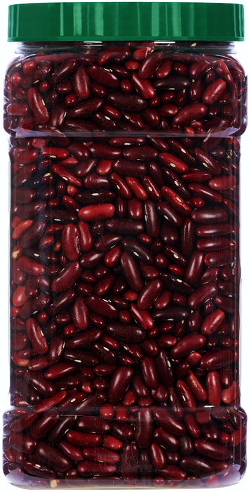 Rani Organic Red Kidney Beans (Rajmah Beans) Light 48oz (3lbs) 1.36kg Bulk PET Jar ~ All Natural | Vegan | Gluten Friendly | NON-GMO | Indian Origin