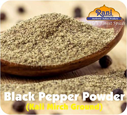 Rani Black Pepper Fine Powder 80 Mesh, 3.5oz (100g) ~ Gluten Friendly | Non-GMO | Kosher | Natural