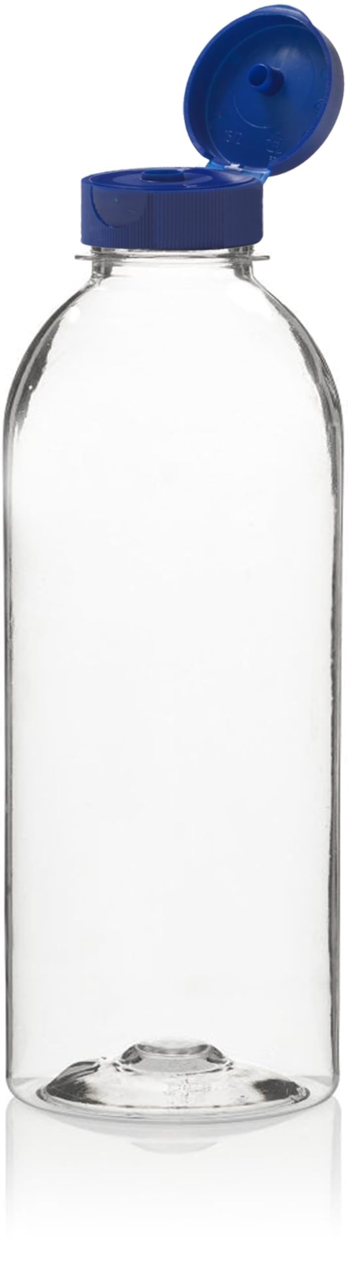 Rani Clear Plastic Bottles | 20oz PET Bottle with Flip-top Caps | BPA - FREE | Home & Commercial Use, Containers for Sauces, Condiments, Shampoo, Lotion, Sanitizer| Made in USA - Pack of 50
