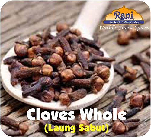Rani Cloves Whole (Laung) 2oz (56g) Great for Food, Tea, Pomander Balls and Potpourri, Hand Selected, Spice, PET Jar ~ All Natural | NON-GMO | Kosher | Vegan