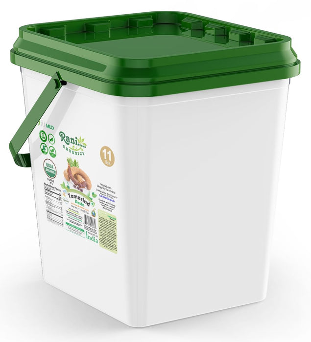 Rani Organic Tamarind Paste (Imli Paste) 176oz (11lbs) 5kg Bulk, No Sugar Added ~ All Natural | Vegan | Gluten Free | No Colors | NON-GMO | Kosher | Indian Origin | USDA Certified Organic