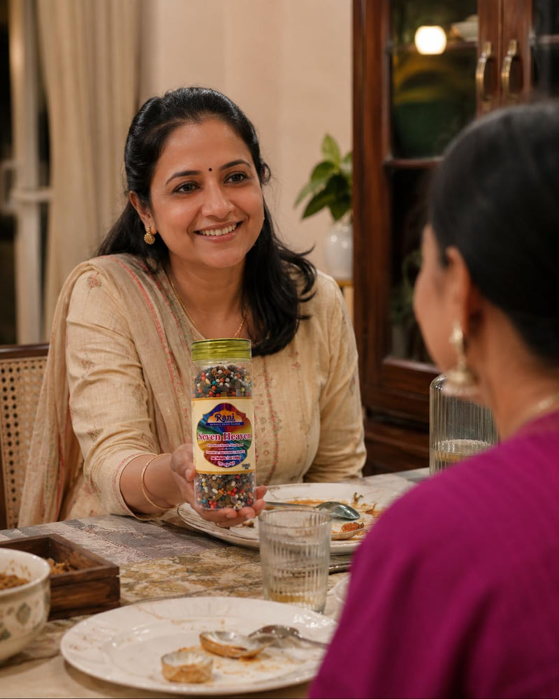 Rani Seven Heaven (Premium Mouth Freshener) 7oz (200g) PET Jar, After meal Candy ~ Indian Tasty Treats | Vegan | Gluten Friendly | NON-GMO | Indian Origin