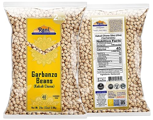 Rani Garbanzo Beans (Kabuli Chana) {4 Sizes Available}