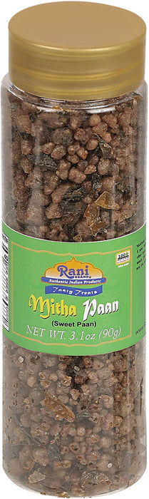 Rani Mitha Paan (Sweet Paan) 3.1oz (90g) PET Jar ~ Indian After Meal Digestive Treat | Vegan | Gluten Friendly | NON-GMO | Indian Origin
