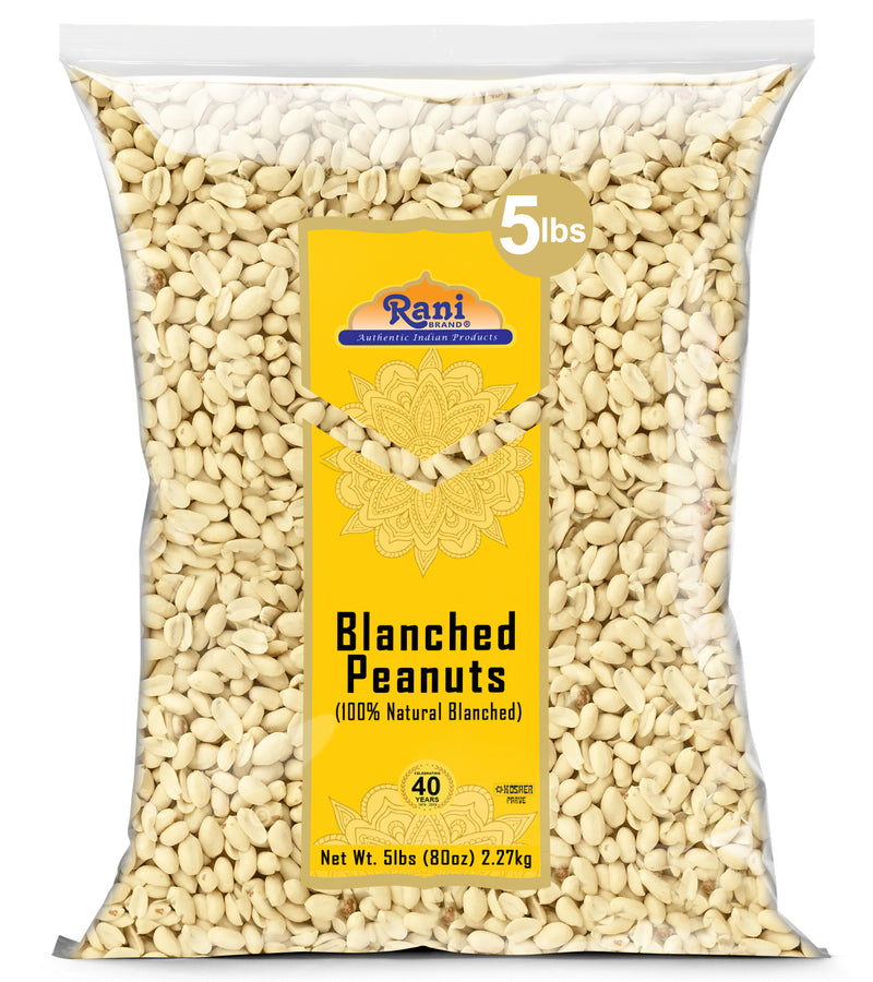 Rani Peanuts Skinless (Blanched, Uncooked) 80oz