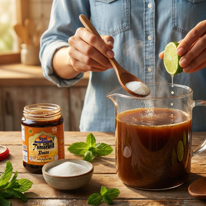 Rani Tamarind Paste Puree (Imli) 32oz (2lbs) 908g Bulk Glass Jar, No added sugar ~ All Natural | Vegan | Gluten Free | No Colors | NON-GMO | Indian Origin