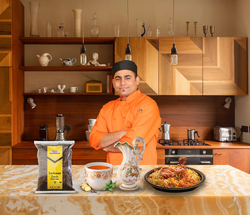 Rani Cardamom (Elachi) Decorticated Seeds Indian Spice 7oz (200g) ~ All Natural | Vegan | Gluten Friendly | NON-GMO | Kosher | Indian Origin |