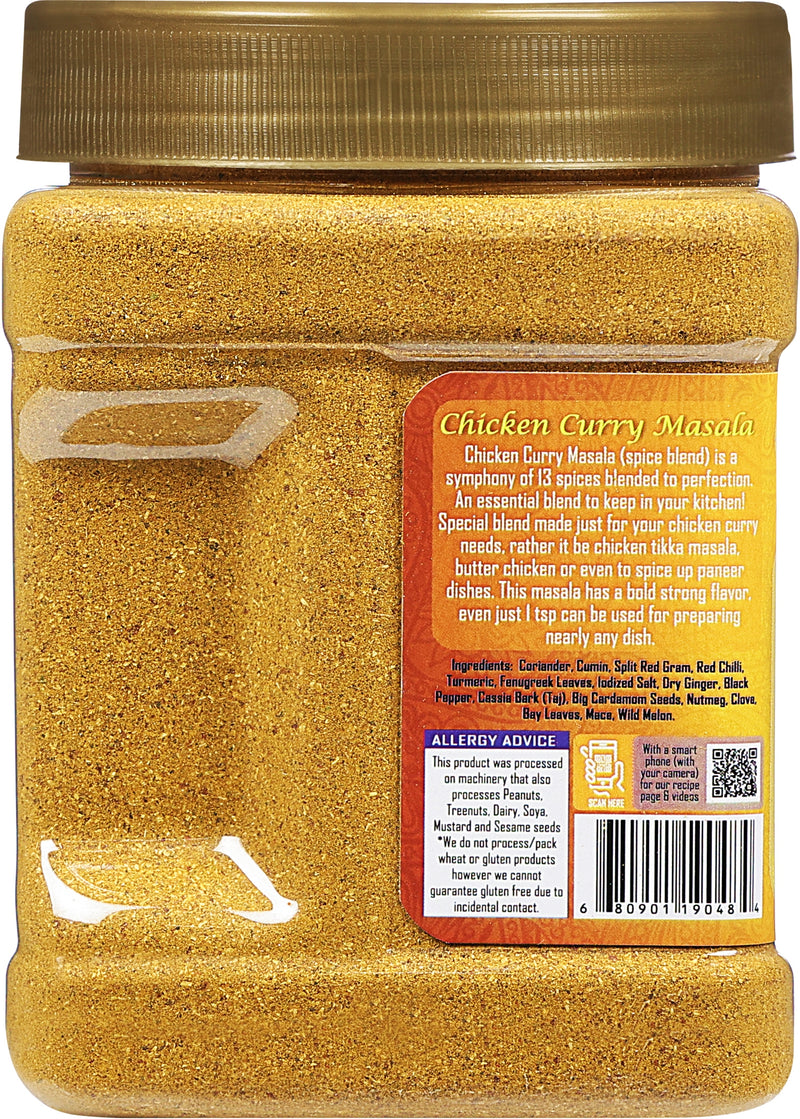 Rani Chicken Curry Masala Indian 13-Spice Blend 17.5oz (1.1lbs) 500g PET Jar ~ All Natural | Vegan | No Colors | Gluten Friendly | NON-GMO | Kosher | Indian Origin