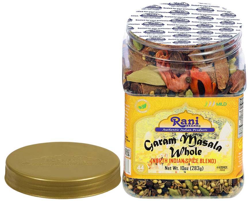Rani Garam Masala Indian 11 Whole Spices Blend 10oz (283g) PET Jar ~ All Natural, Salt-Free | Vegan | No Colors | Gluten Friendly | NON-GMO | Kosher | Indian Origin