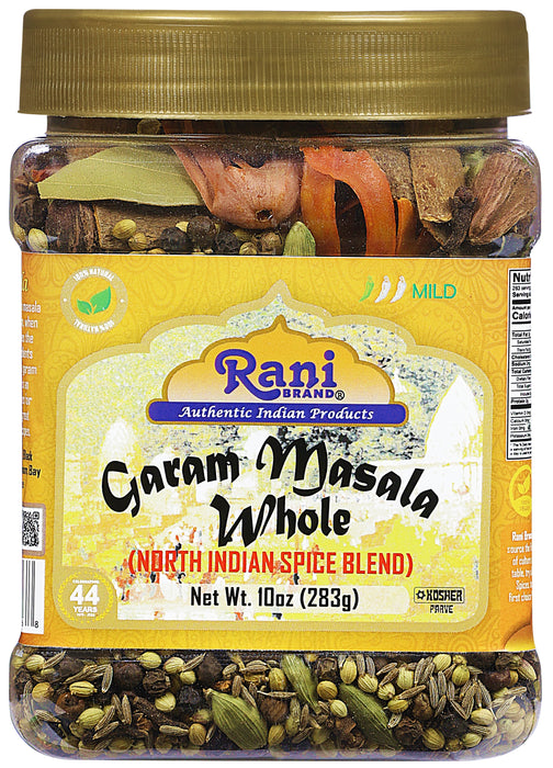 Rani Garam Masala Indian 11 Whole Spices Blend 10oz (283g) PET Jar ~ All Natural, Salt-Free | Vegan | No Colors | Gluten Friendly | NON-GMO | Kosher | Indian Origin