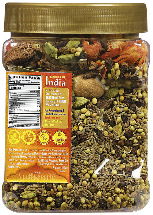 Rani Garam Masala Indian 11 Whole Spices Blend 10oz (283g) PET Jar ~ All Natural, Salt-Free | Vegan | No Colors | Gluten Friendly | NON-GMO | Kosher | Indian Origin