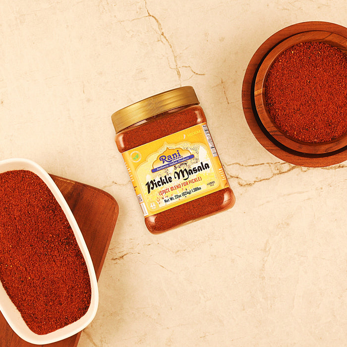 Rani Pickle (Achar) Masala Indian Spice Blend 22oz (1.375lbs) 624g PET Jar ~ Vegan | Gluten Friendly | NON-GMO | No colors | Kosher | Indian Origin
