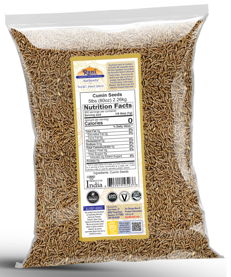 Rani Cumin Seeds Poly {5 Sizes Available}