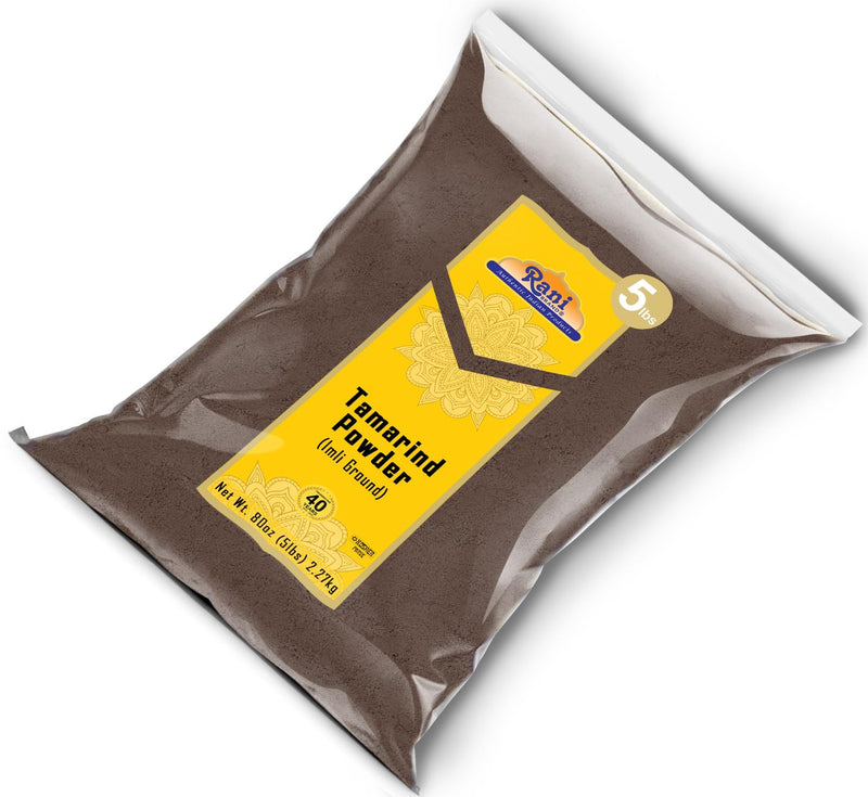 Rani Tamarind Powder (Imli) 80oz (5lbs) 2.27kg Bulk ~ All Natural| No Added Sugar/Salt | Vegan | Gluten Friendly | Kosher | NON-GMO | Indian Origin