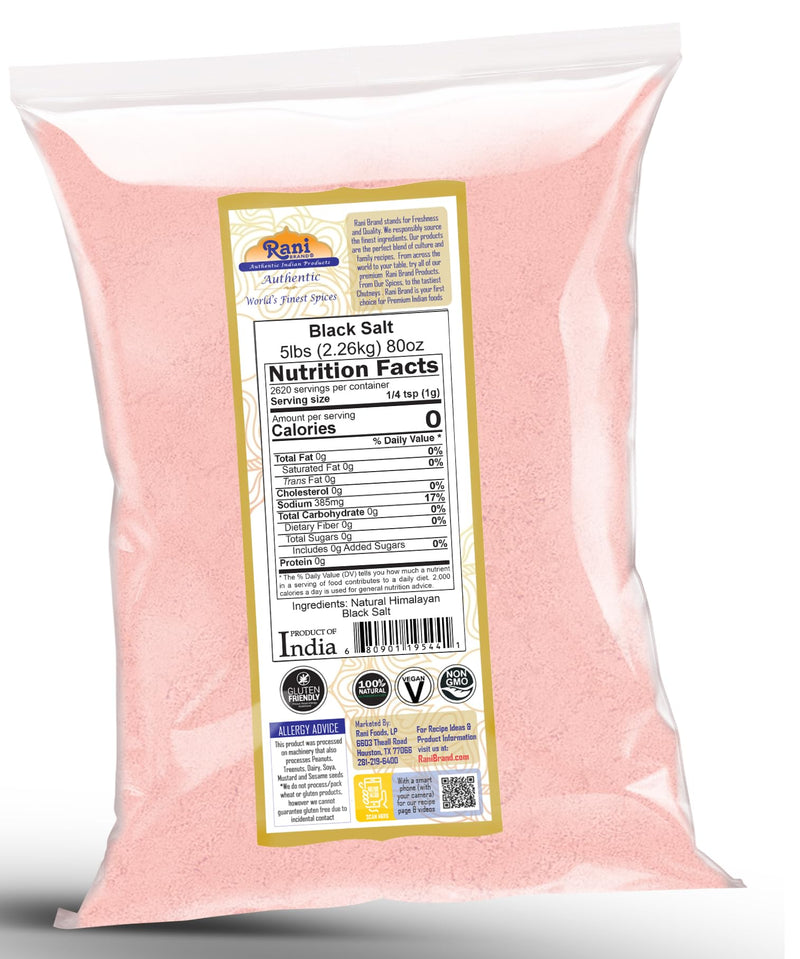Rani Black Salt (Kala Namak) {11 Sizes Available}