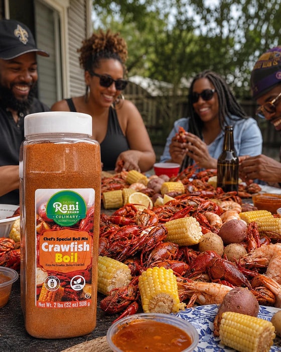 Rani Crawfish Boil (Extra Hot Crawfish, Shrimp & Crab Boil) 32oz (2lbs) 908g PET Jar ~ Gluten Free | NON-GMO | Kosher | Vegan | Product of USA